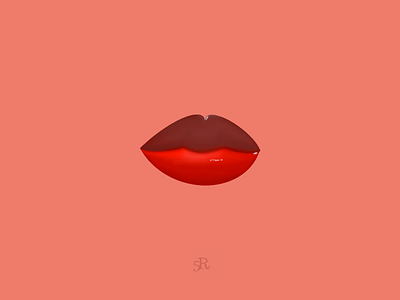 Chocolate Mouth 5rdigital applepencil art chocolate digital drawing illustration ipad mouth painting photoshop procreate red