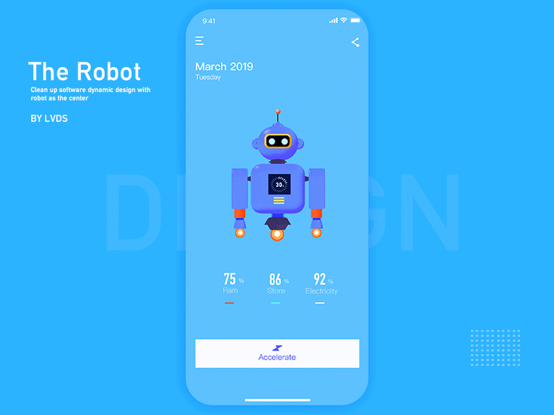 robot c4d illustrations wallpaper photoshop ui