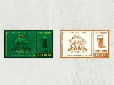 Brewery Members Club Badge beer brewery hogs back members club pint surrey