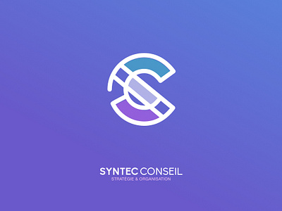 Syntec Conseil Branding branding c counsel design identity logo s