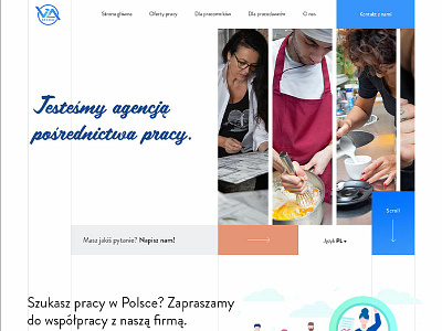VA SYSTEM - employment agency branding creative design design agency developement dribbble employment agency illustration job sklep strona www typography ui webdesign work