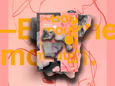 Bournemouth. adobe art collage collageart color gradient illustration love photoshop poster posterdesign retro swiss texture type typography vector