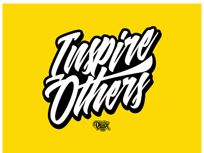 Inspire Others adobeillustrator artist calligraphy design diffix digital digital calligraphy dribbble illustration inspireothers typography vector