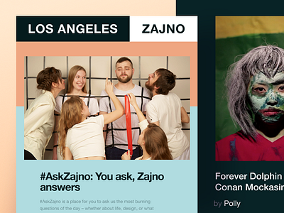 Zajno Newsletter #3: Teamwork agency art brand bright colors communication community creative design advice digital email experience inspiration music news feed newsletter share teamwork technology ui ux zajno