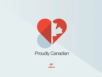 Proudly Canadian branding craig cullimore cullimore design graphic design icon illustration logo symbol typography ui vancouver vector web