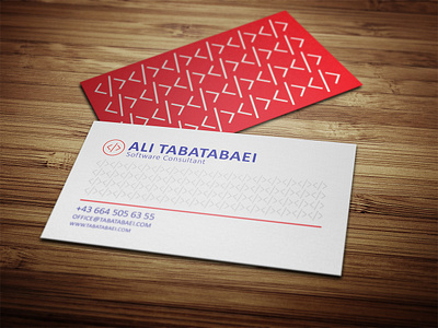 Personal business card branding business business card design illustration