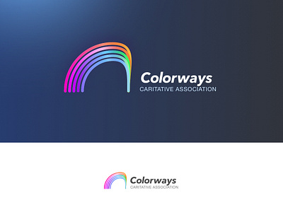 Colorsways associative branding caritative color ecology help identity logo ong