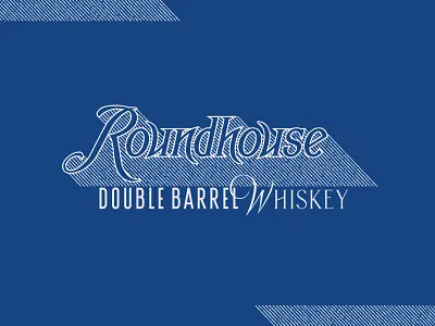 Roundhouse Lettering bourbon hand lettering lettering liquor spirits type typography whiskey