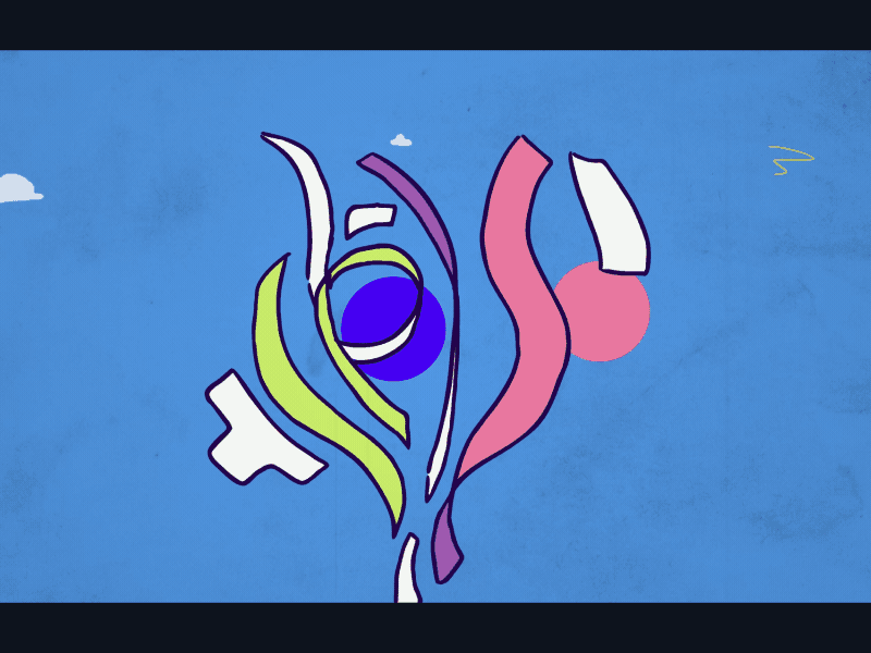 count-down 1 2d animation globe liquid motion number traditional animation world