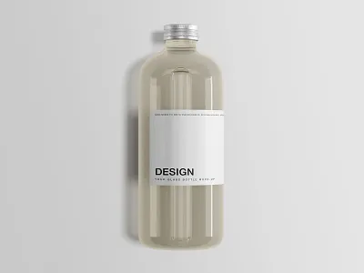 Glass Bottle Mockup bottle mockup free psd freebie glass bottle mockup psd bottle