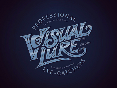 Visual Lure Hand Lettering Logotype