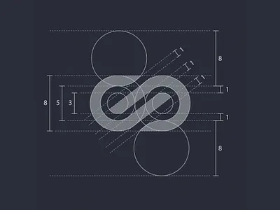 SHALOM Church Golden Ratio blueprint logo branding branding and identity church logo golden ratio golden ratio logo logo minimal modern monogram panter vision