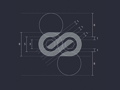 SHALOM Church Golden Ratio blueprint logo branding branding and identity church logo golden ratio golden ratio logo logo minimal modern monogram panter vision