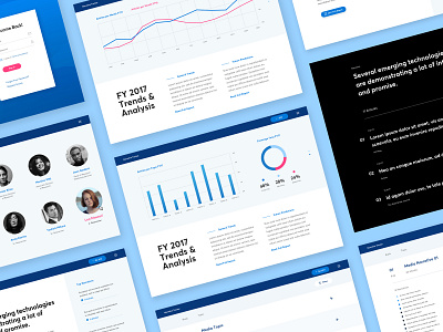 Media Tracking Product dashboard data visualization design system saas ui