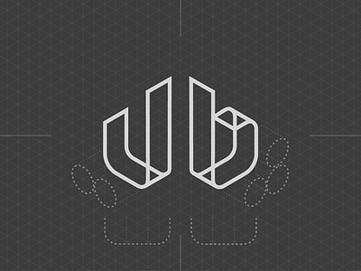 jb logo isometric isometric jb logo mark wip