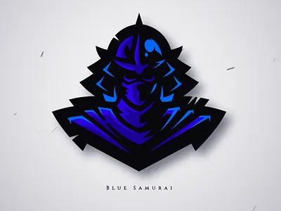 Blue Samurai Mascot 2