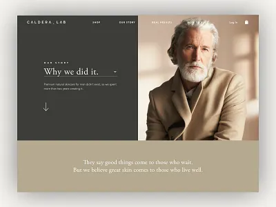 Our Story Page about us ecommerce ux designer uxui