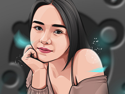 Vector Portrait adobeillustator adobephotoshop artwork corel draw design illustration line art photoshop pop art vector vectorart vectorportrait vexel