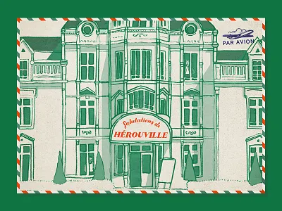 Salutations De Herouville bowie drawing eno illustration