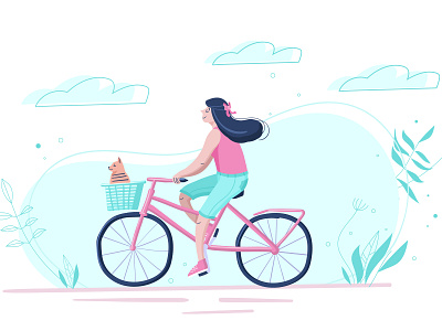 Dreaming of summer illustration vector