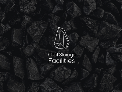 Coal Storage Facilities clean coal facilities logo logotype logotypedesign