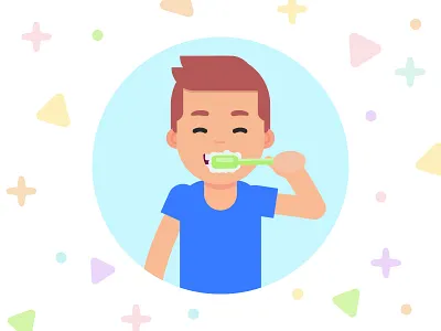 Dental Care Illustration character character design color dental care design doodle freelance fun illustration illustrator people vector