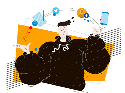 Customer Manager customer manager european universities illustrations for the site vector