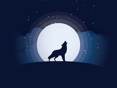 Midnight adobe art design digital digital art flat illustration