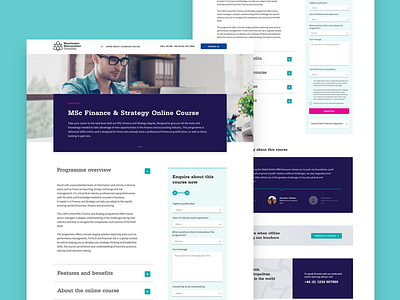 Manchester Metropolitan University - Application Form accordion application form application ui design flat ui user account user inteface ux web design website