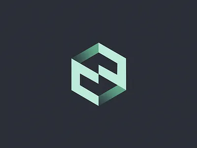 "S" Logo brand font green letter logo type