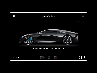 La Voiture Noire bugatti la voiture noire landing page madewithadobexd ui ux