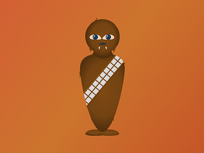 Chewbacca chewbacca cute design millennium falcon rebel simple star wars super hero super heroes wookie