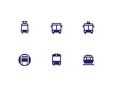 Transoptation Icons for Jakdojade.pl icons public transport transportation