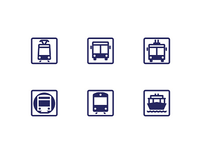 Transoptation Icons for Jakdojade.pl icons jakdojade public transport transportation