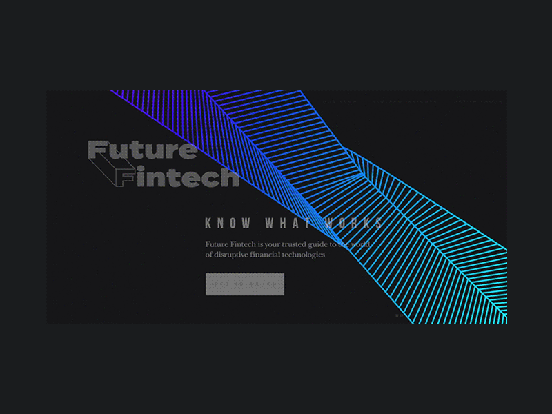 Future Fintech animation blockchain branding design graphic design identity logo pixies ui ux wearepixies