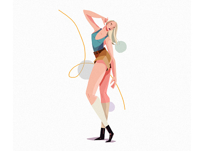 Calm 2d art character character concept character design clean concept art costume design drawing dribbble editorial fashion femine feminine design illustraiton summer vector vera dementchouk woman