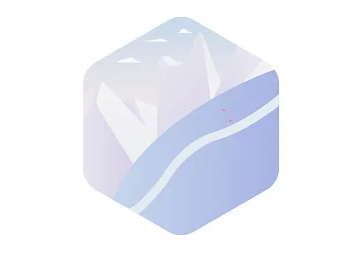 Skiing design icon illustration illustrator logo minimal ski skiing vector winter