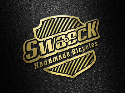 Logo design for «Swaeck» bicycles design graphic handmade logo logotype