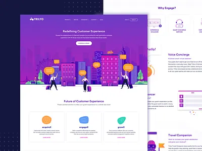 Trilyo : Website Design brand agency brand and identity customer experience design design studio icon illustration illustration agency landing design landing page logo logo design studio unlost typography ui ux web web design website website design