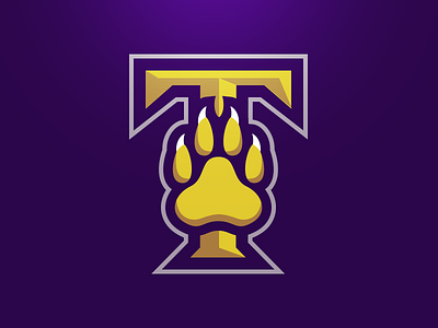 Tallahassee Pride Alternate Logo animal brand branding esports football king lion lions logo mascot matthew doyle paw pride sharp sport logo sports t