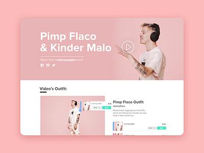 Video Store Concept @Colors colors e commerce influencer social store video