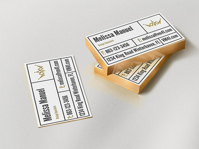 Vintage Market Business Cards branding