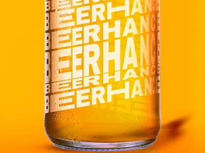 Beer03 beer bottle branding drink drops liquid logo packaging retouching texture typography