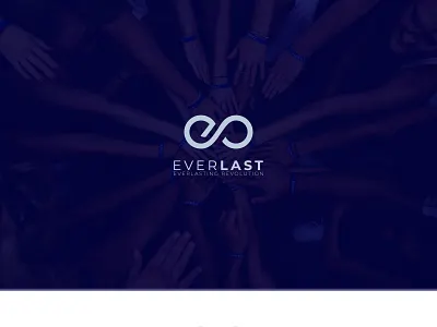 charity logo concept charity e letter infinity lettering