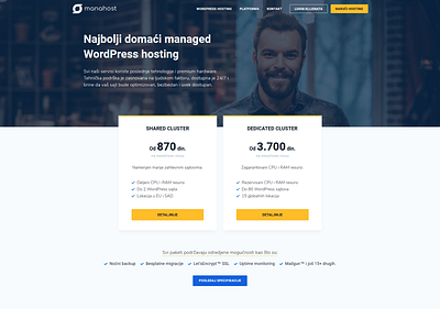 MANAHOST - Managed WordPress Hosting in Serbia hosting web design web hosting webdesign website wordpress