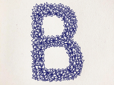 Letter B for Beldi art nouveau autumn b design drawing floral illustration ink ink drawing ink illustration leaves letter lettering logo monogram old paper pattern retro typogaphy