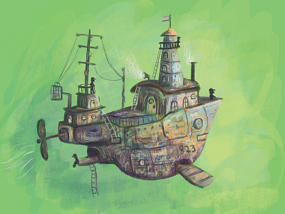 The Unique Voyage adobe animation artwork concept art design digital painting drawing illustration illustration art illustrator painting photoshop sketch