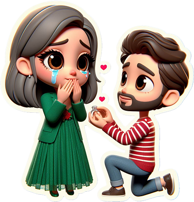 Couple lovers art and designs 3d animation graphic design motion graphics ui