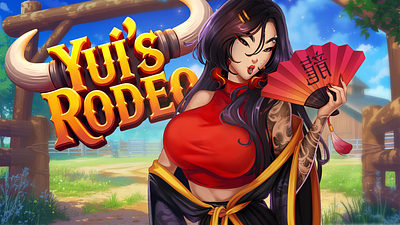 Yui's Rodeo – Event Banner for GreenT Games graphic design