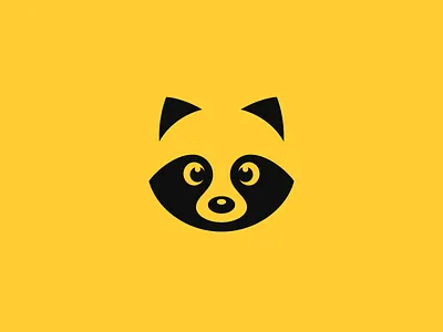 Tanuki animal logo creative cute fun japanese raccoon dog kreatank logo logo design negative space playful raccoon simple sweet tanuki